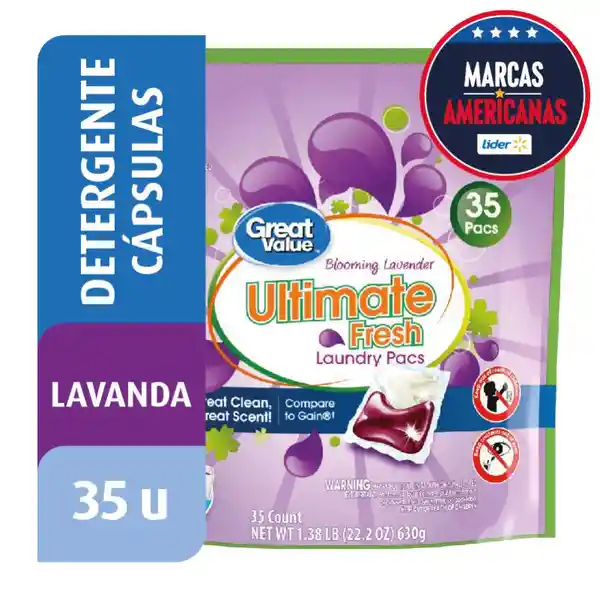 Detergente Cápsula Lavanda