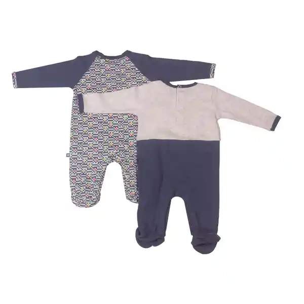 Set 2 Pzas Osito Niño Multicolor Pillin 12 M