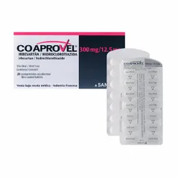 Aprovel Co 300 Mg/12.5 Mg Comprimidos Recubiertos