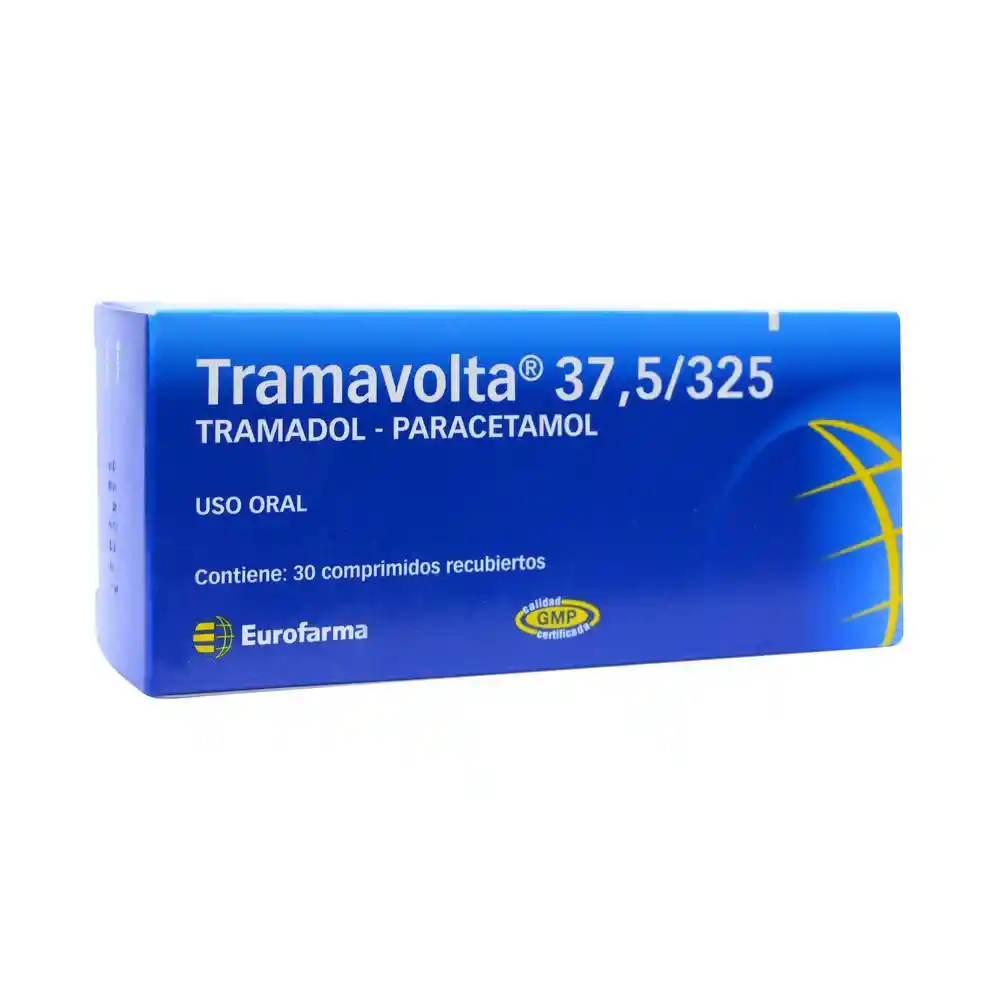 Tramavolta Analgésico (37.5 mg/325 mg) Comprimidos Recubiertos