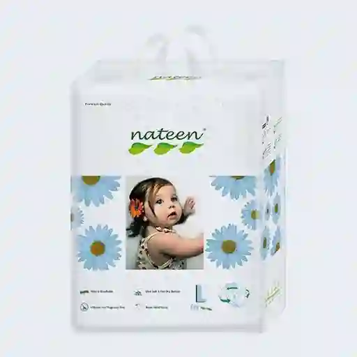Nateen Pañal Bebé Niño Línea Premium L 7-18 Kilos NTEN05