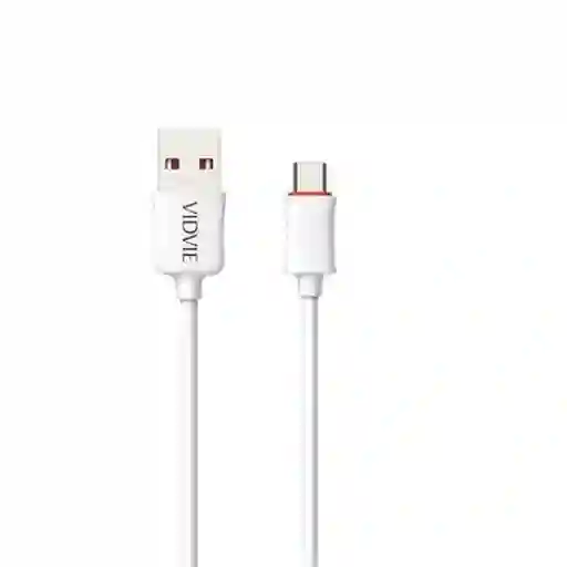 Vidvie Cable Para Android Blanco 200 cm Cb443-2