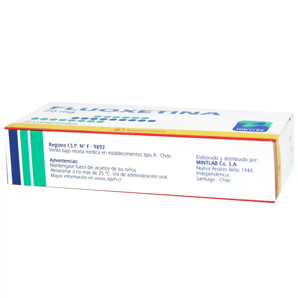 Laboratorio Chile Fluoxetina (20 mg)