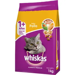 Whiskas Alimento para Gatos Adultos Sabor Pollo