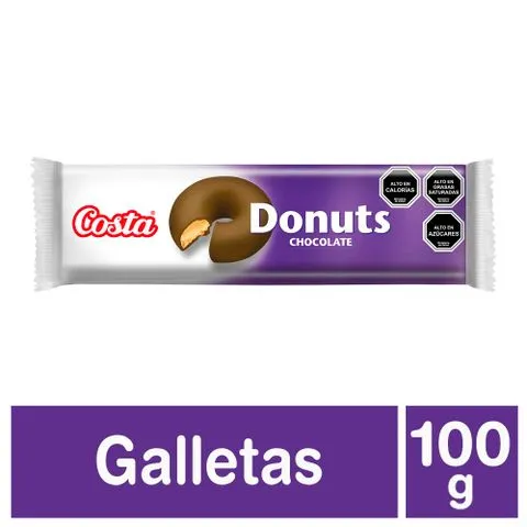 Costa Galletas Donuts de Chocolate con Leche