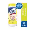 Lysol Toallitas Desinfectantes Lemon & Lime 35 unid.