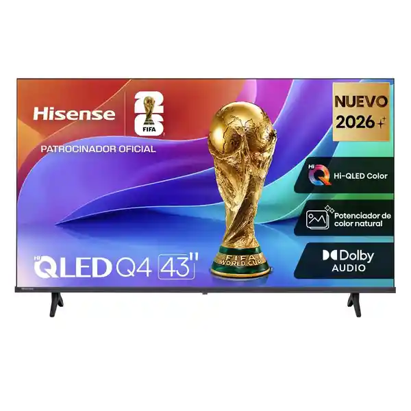 Hisense Televisor Qled Fhd Smart tv 43 Pulgadas 43Q4SV