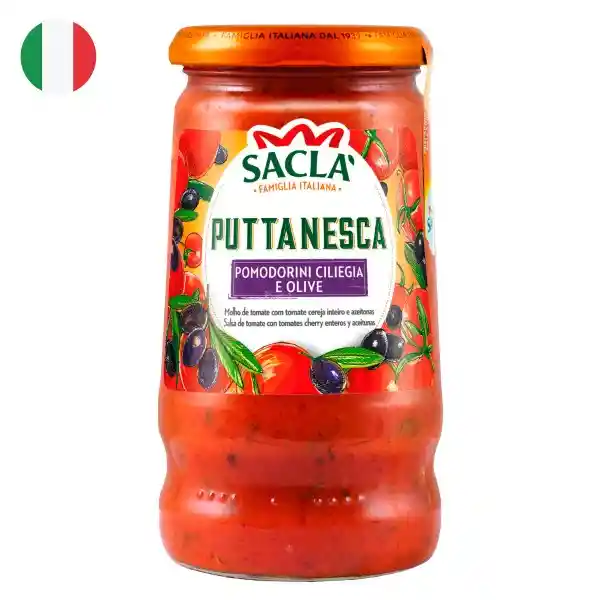 Puttanesca Salsa de Tomate Sacla