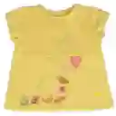 Polera Bebé Niña Amarillo Talla 6 M Pillín