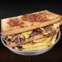 Hamburguesa Almirante Irizar con Papas