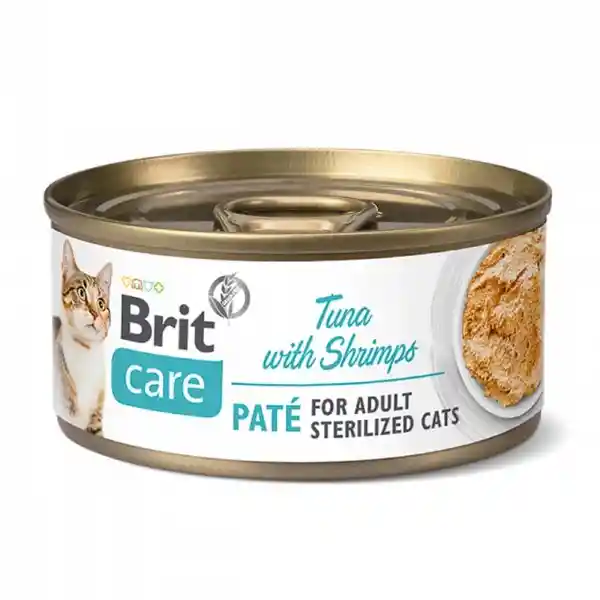 Brit Care Alimento Gato Sterilized Tuna Pate Whit Shrimps