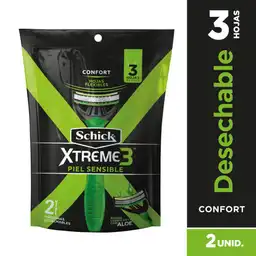 Schick Máquina de Afeitar Xtreme3 para Piel Sensible