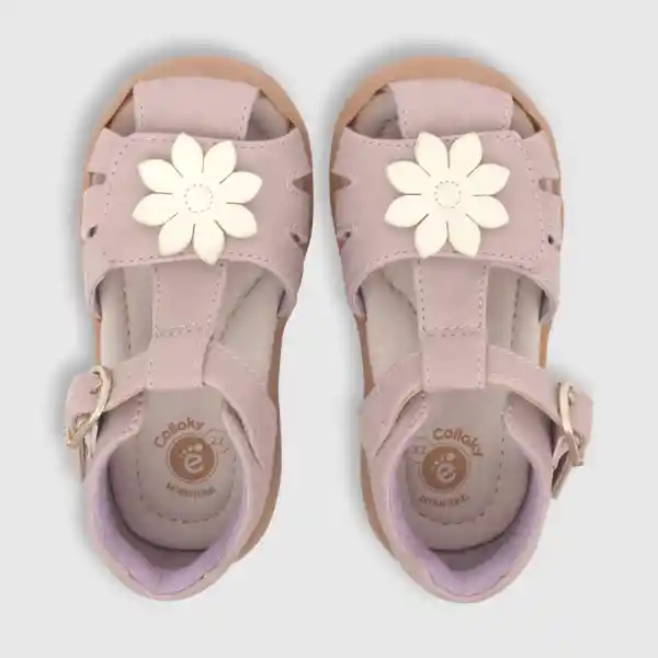 Doble Ajuste Sandálias de Niña Lila Talla 21 Colloky