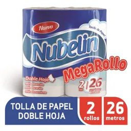Nubelin Toalla Papel Doble Hoja 26 m