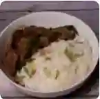 Carne Mongoliana con Arroz Chaufa