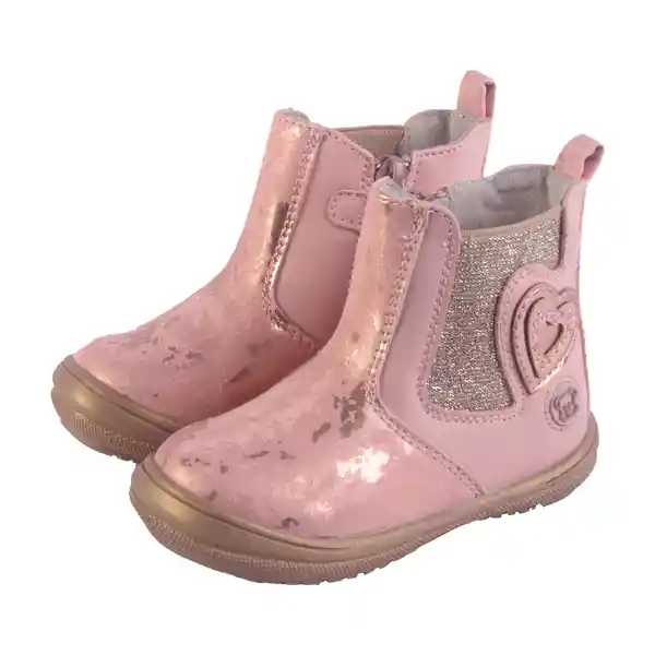 Botines Bebé Niña Rosado Talla 26 Pillin