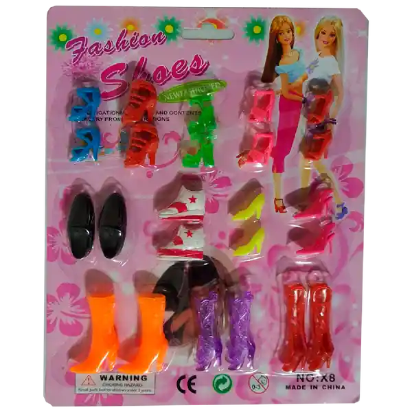 Set De Zapatos Muñeca