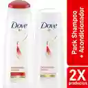 Pack Dove Regeneración Extrema: Shampoo 400 Ml + Acondicionador