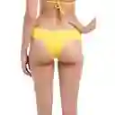 Bikini Calzón Culote Con Textura Amarillo Talla S Samia