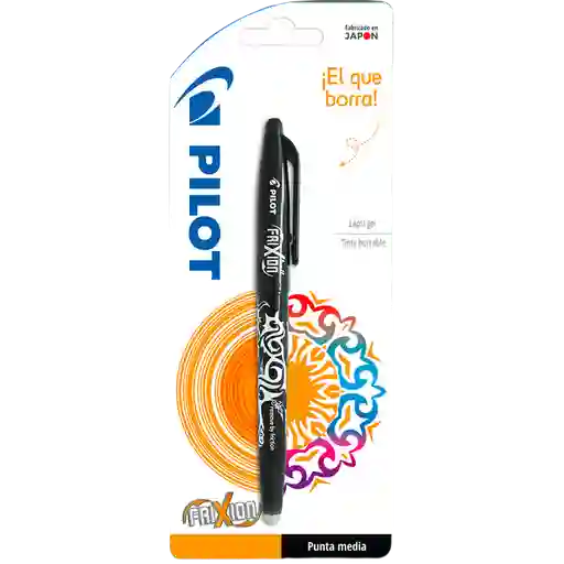 Pilot Bolígrafo Roller Frixion Negro