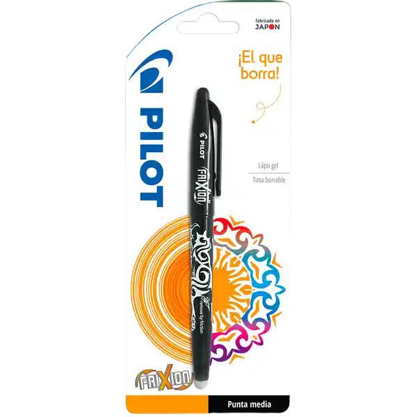 Pilot Bolígrafo Roller Frixion Negro