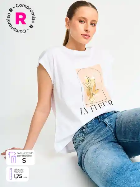 Marquis Polera Drafic Blanco M S25