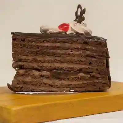 Trozo Torta Panqueque Chocolate