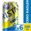 Cristal Cerveza Cero Radler 6 x 350 cc