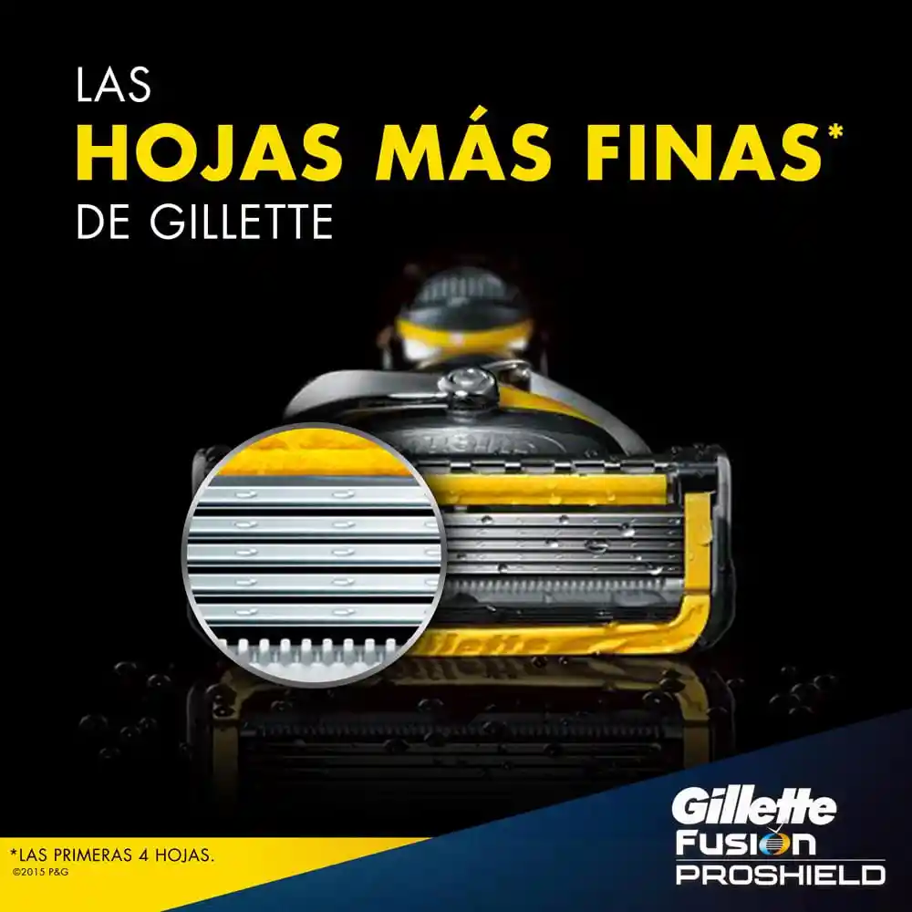 Gillette Hojas Y Maquinas De Afeitar Gille Fusi Progl Repx4