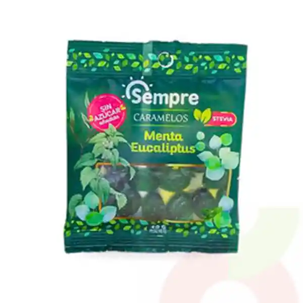 Sempre Caramelo Sin Azúcar Menta Eucaliptos