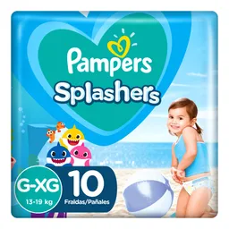 Pampers Pañales Splashers G-XG