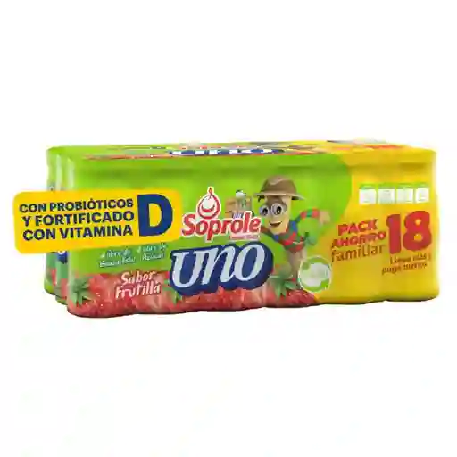Soprole Pack Bebida Láctea Uno