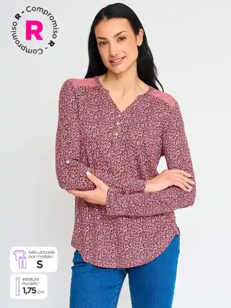 Regatta Polera Manga Larga Barbi-D Ess Fucsia L S25