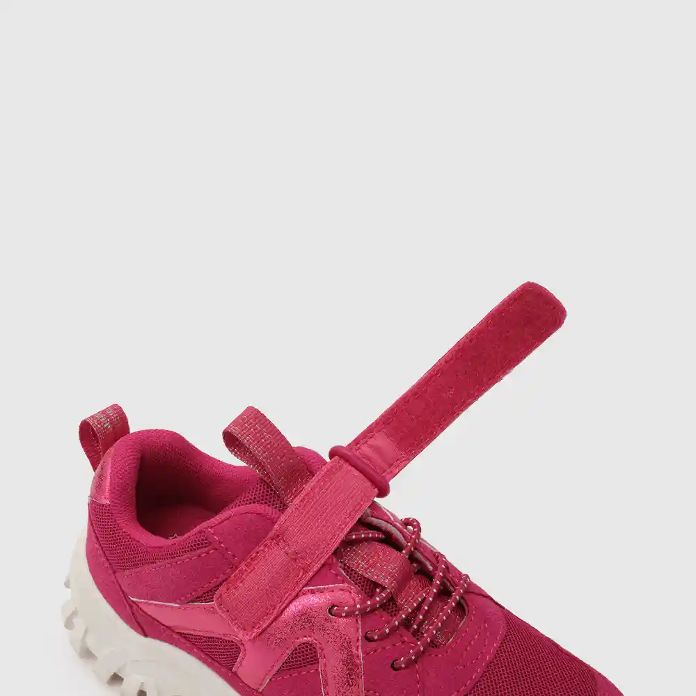 Zapatillas Urbana Suela Chunky Niña Fucsia Talla 35