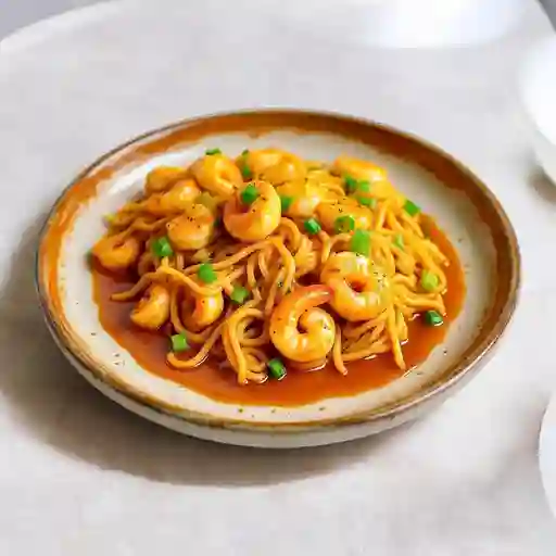 Diente De Dragon Con Camarones