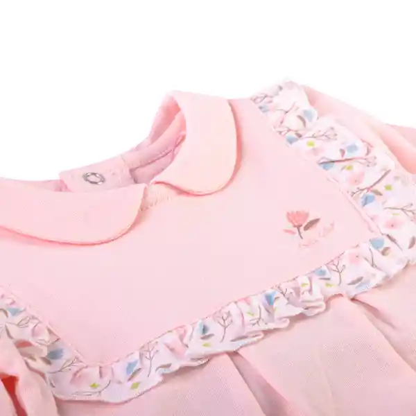 Pijama Osito Manga Larga Bebé Niña Rosado Talla 1 M Pillin