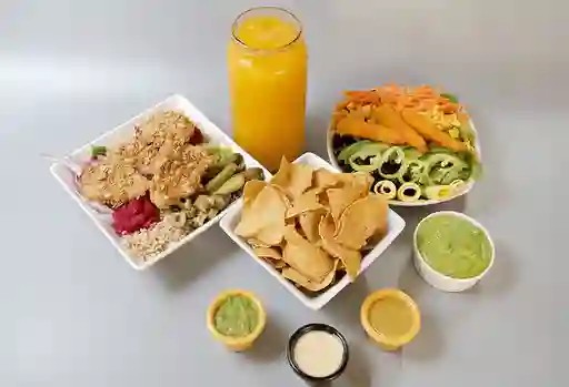 Combo 6 - 2 Bowls+1 Nacho+1 Jugo Natural