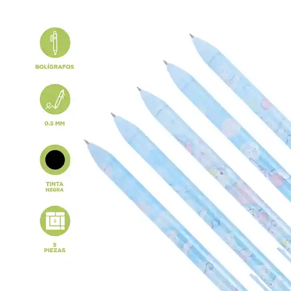 Set Plumas Sanrio Miniso