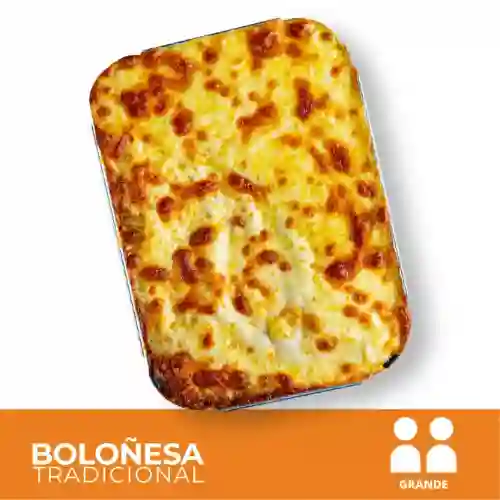 Boloñesa Grande + Pancitos de Ajo