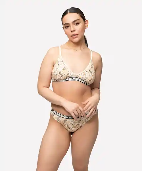 Lounge Bralette Dreamy Triángulo Safari Nude XS