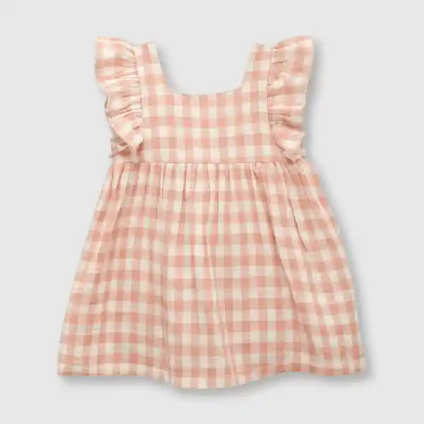 Vestido Cuadrille Dark de Bebé Niña Rose Talla 36M Colloky