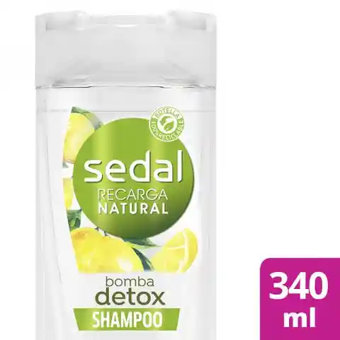 Sedal Shampoo Recarga Natural Bomba Detox 