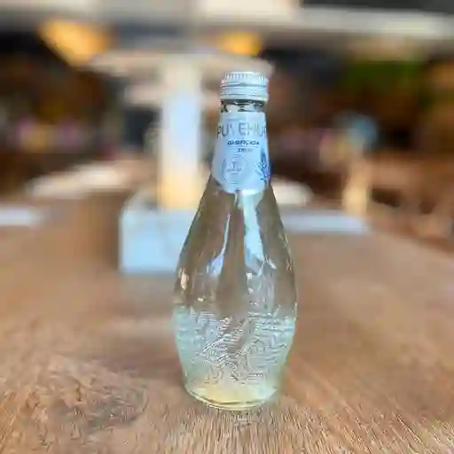 Agua mineral con gas