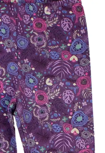 Leggins Junior Estampada Arctic 383 Niña Morado 12 Años Ficcus