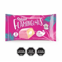 Dulce Sol Pastel Flaminguitos Con Leche