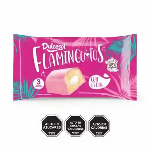 Dulce Sol Pastel Flaminguitos Con Leche