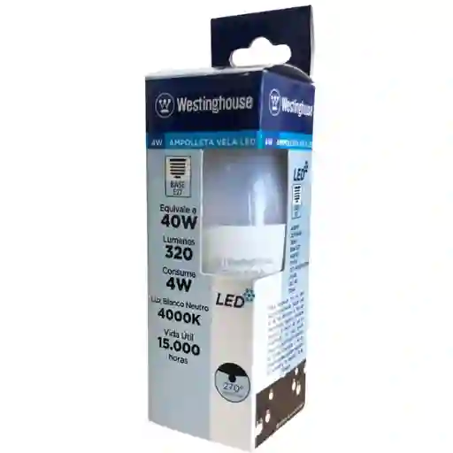 Westinghouse Ampolleta Led Vela 4W E27