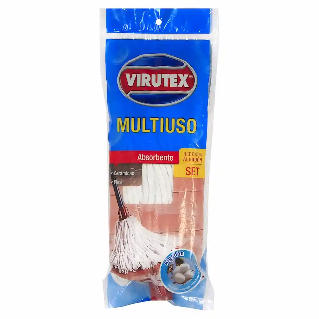 Virutex Mopa Clasica Con Mango