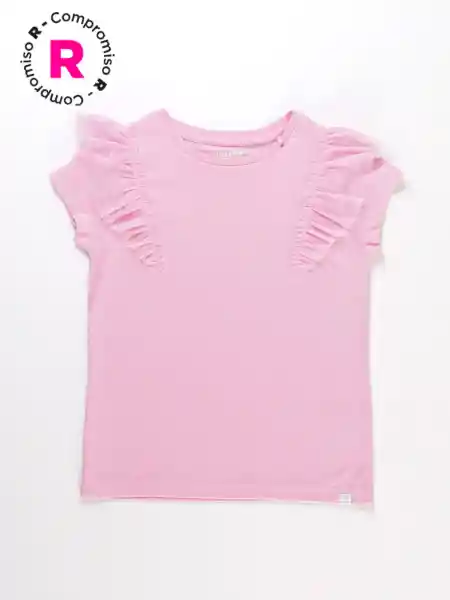 Harvest Polera Manga Corta Tulleg Sandia 8 V26