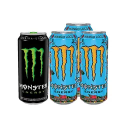 Combo Monster Bebida Energizante Verde Monster Energy Bebida Ene